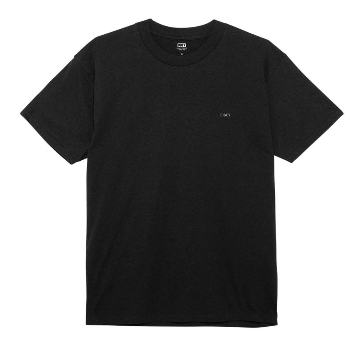 Obey Ribbed Icon Tee 'Black'