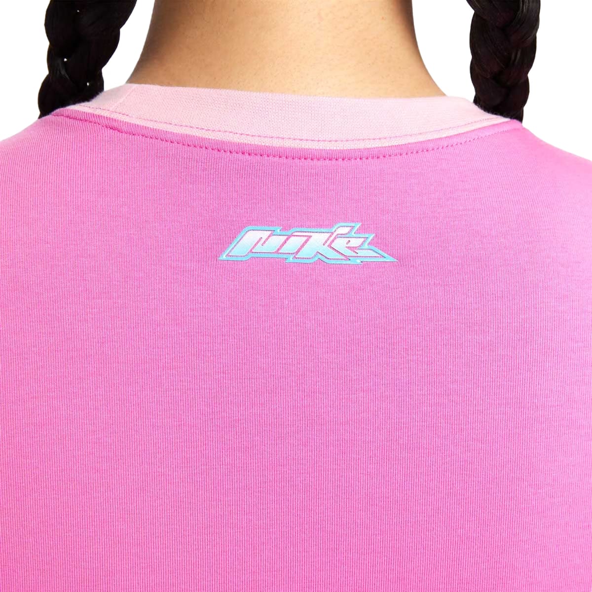 Nike Wmns Crop Ringer Tee 'Playful Pink'