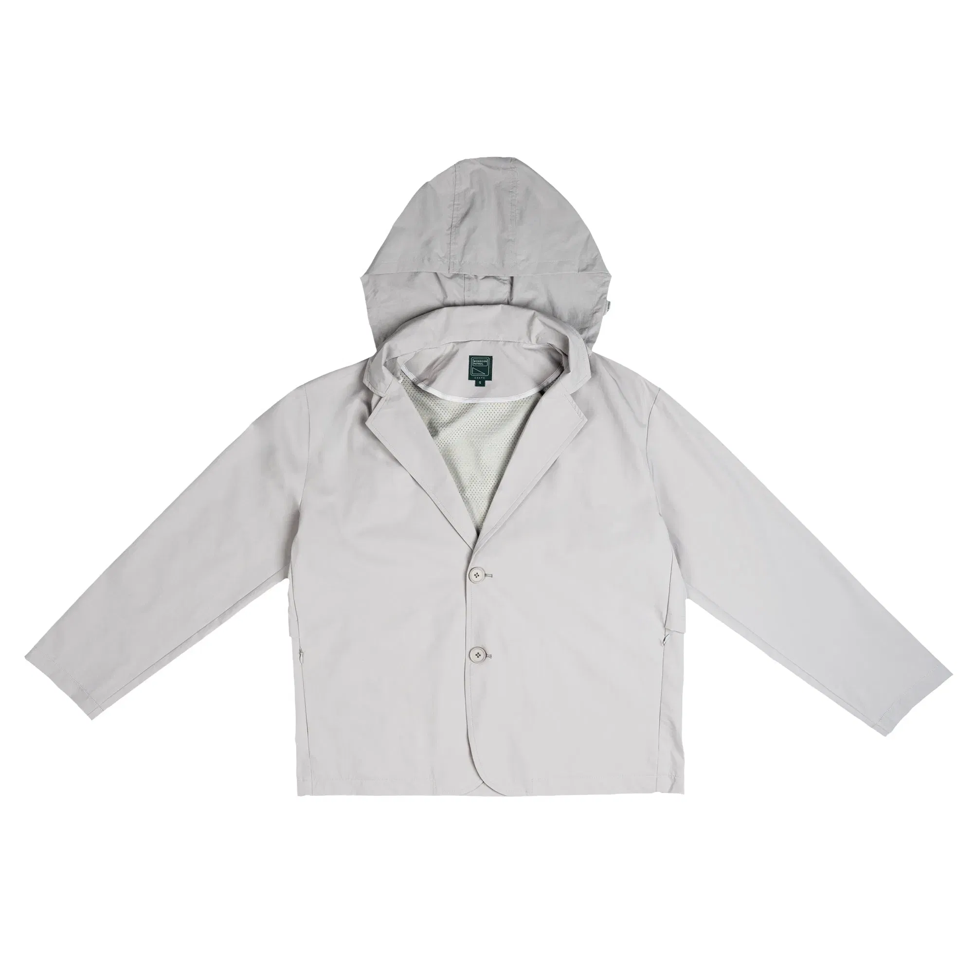 MONSOON PATROL + Graye Hooded Blazer 'Cement'