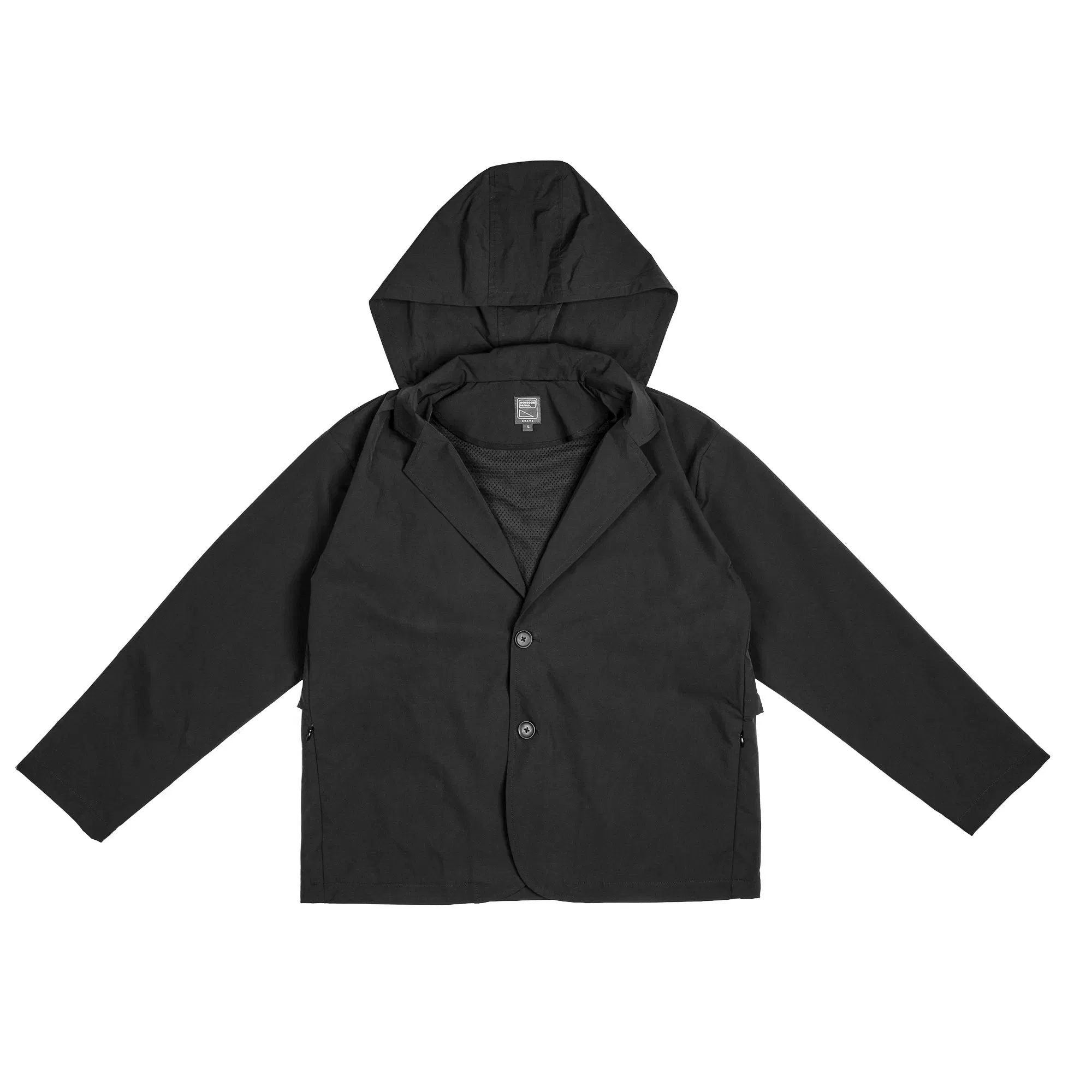 MONSOON PATROL + Graye Hooded Blazer 'Black'
