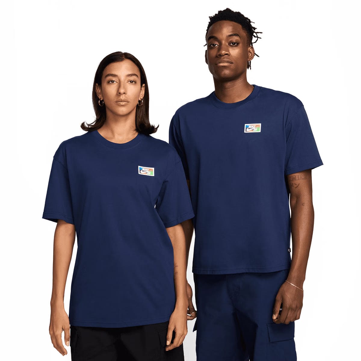 Nike SB SB Thumbprint Tee 'Midnight Navy'