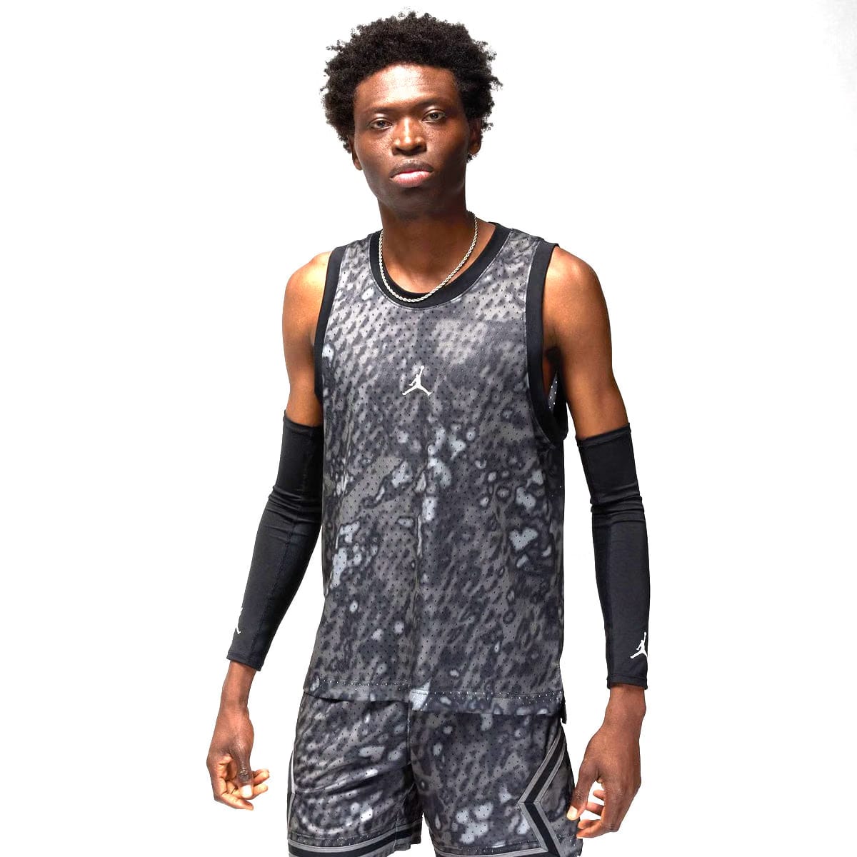 Air Jordan Sports Dri-Fit Mesh Jersey 'Black'
