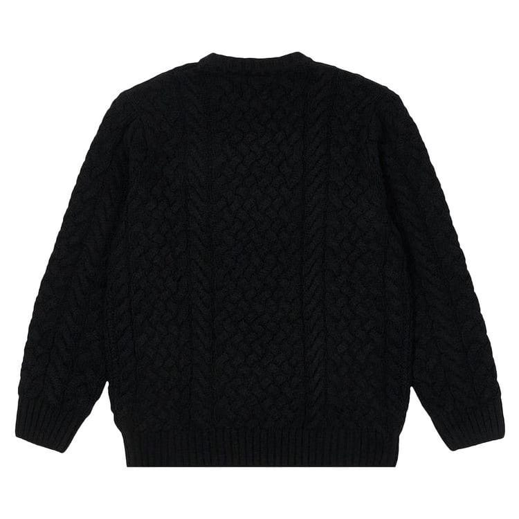Palace Cable Knit Black