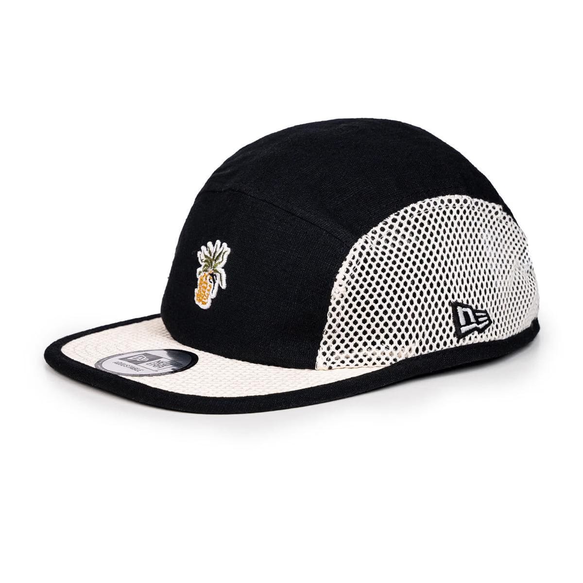 URBAN ISLANDER + New Era 5 Panel Camper Cap 'Black White'