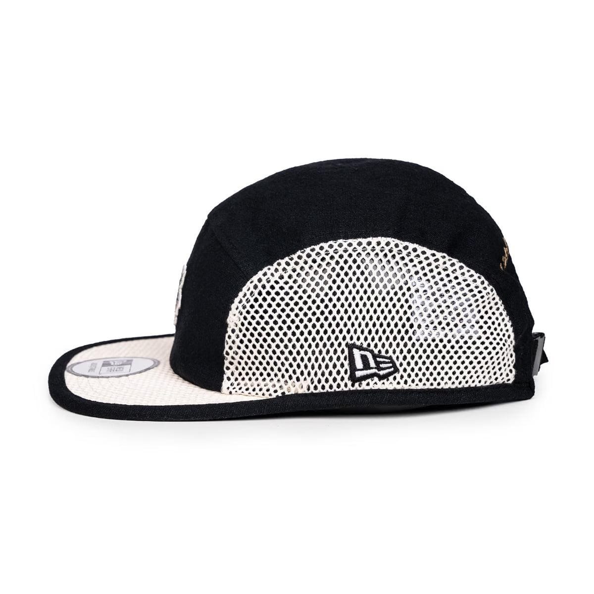 URBAN ISLANDER + New Era 5 Panel Camper Cap 'Black White'