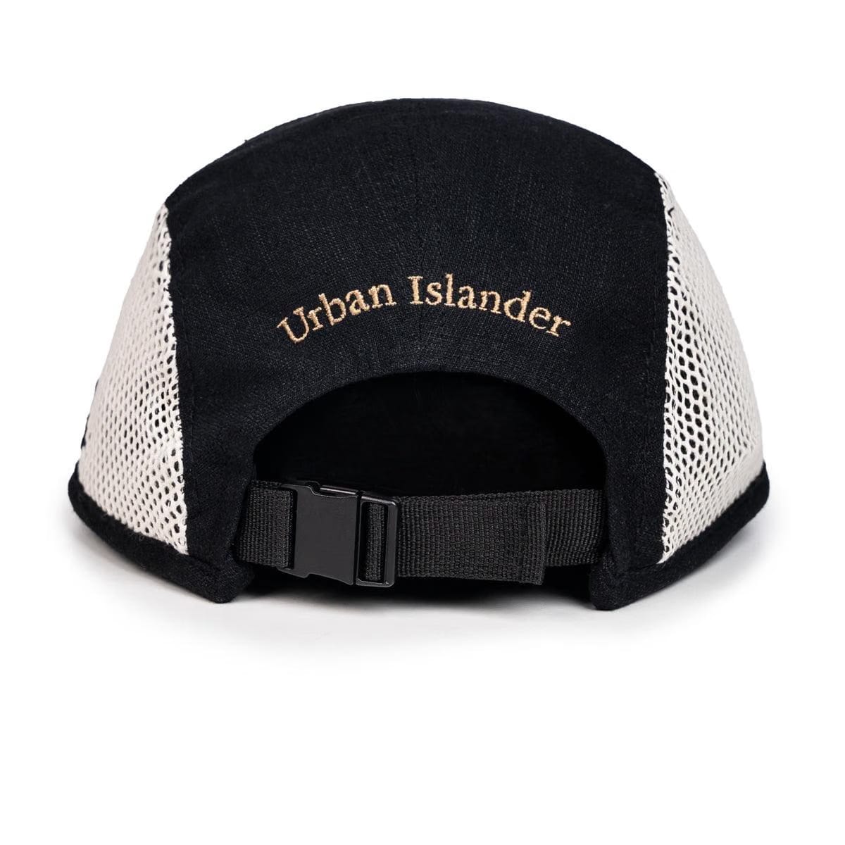 URBAN ISLANDER + New Era 5 Panel Camper Cap 'Black White'