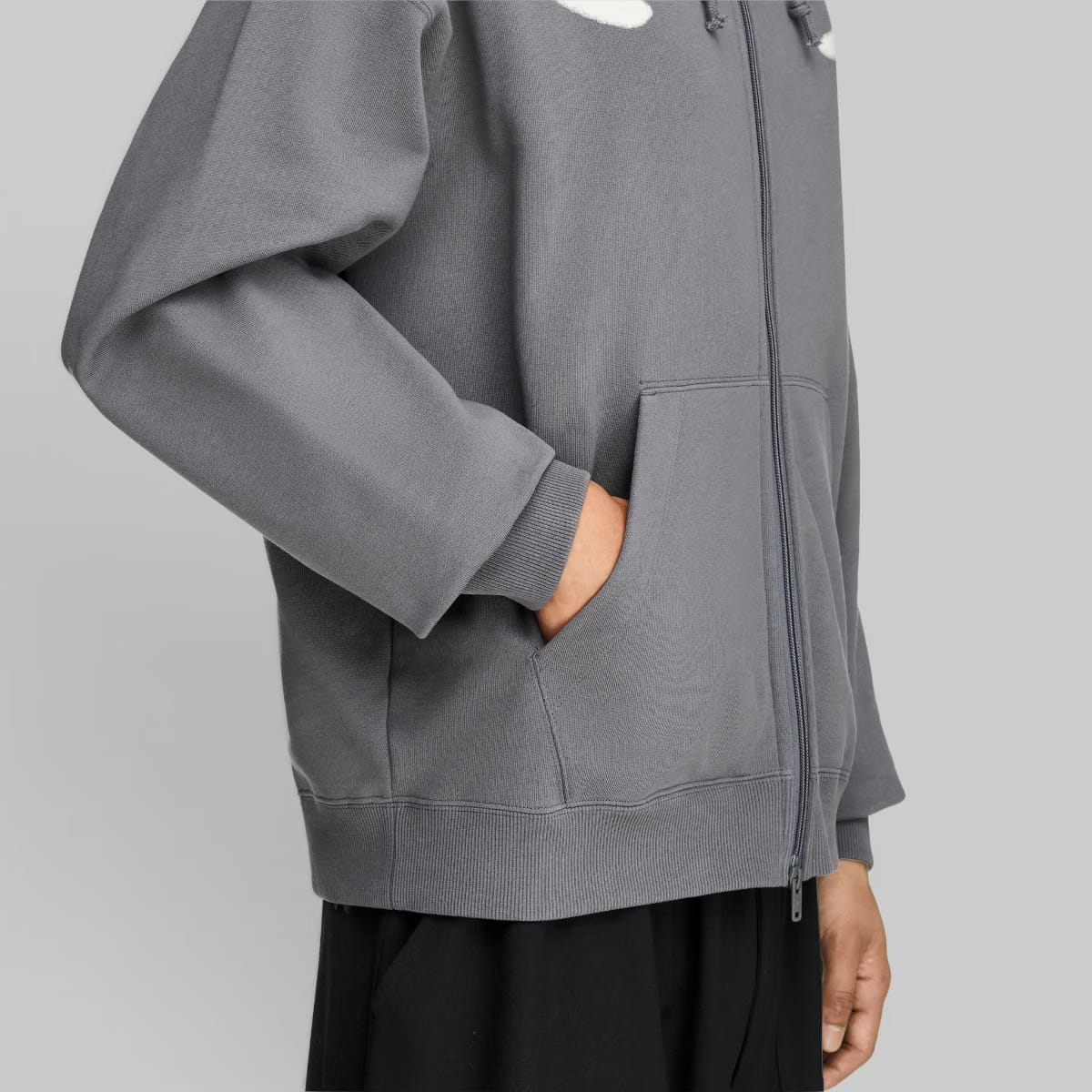 Y-3 X CHITO Graphic French Terry Zip Hoodie - Grey