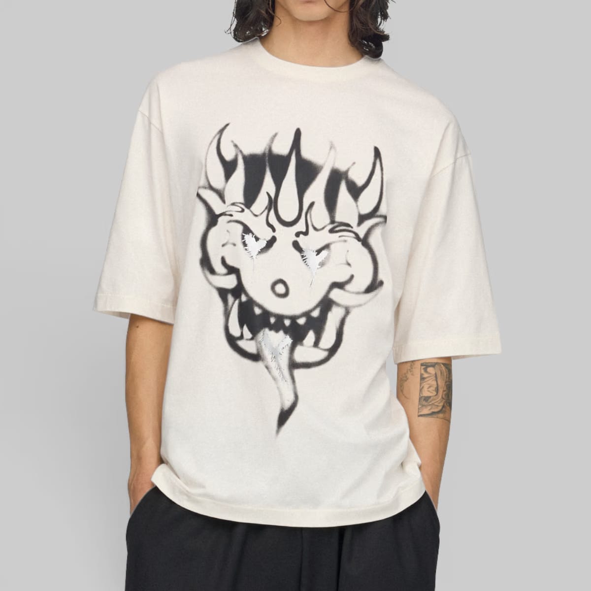 Y-3 X CHITO Graphic T-Shirt - Chalk White