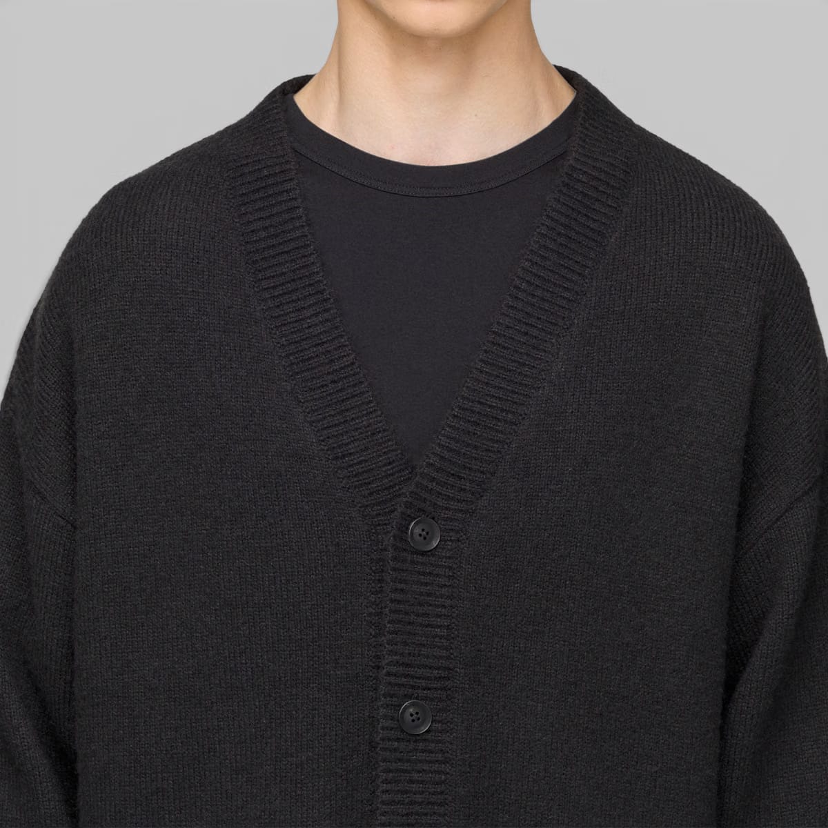 Y-3 X CHITO Graphic Knit Cardigan - Black