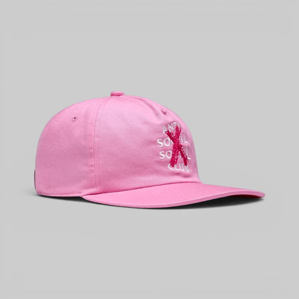 ANTI SOCIAL SOCIAL CLUB Cancelled Paint Snapback - Pink