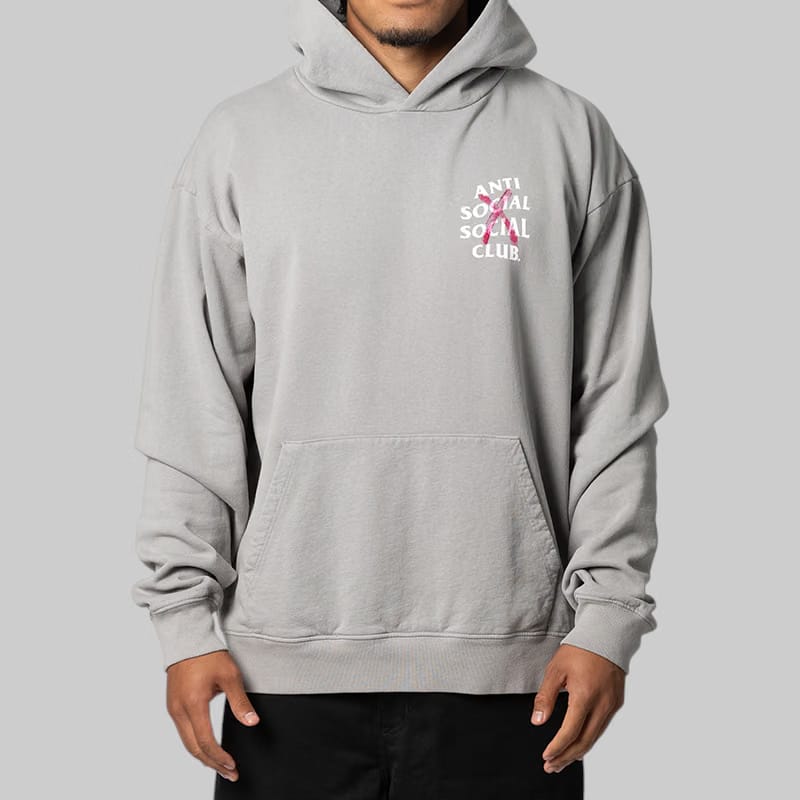ANTI SOCIAL SOCIAL CLUB Cancelled Paint Hoodie - Grey