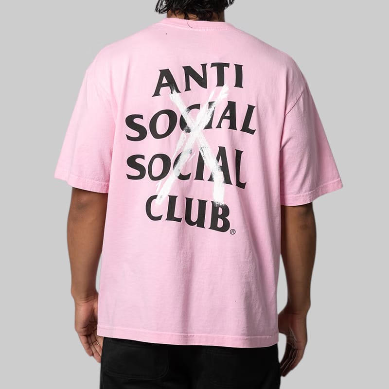 ANTI SOCIAL SOCIAL CLUB Cancelled Paint T-Shirt - Pink