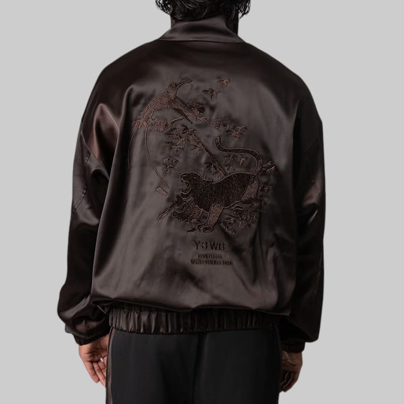 adidas Y-3 by Wales Bonner Satin Jacket - Aurora Coffee