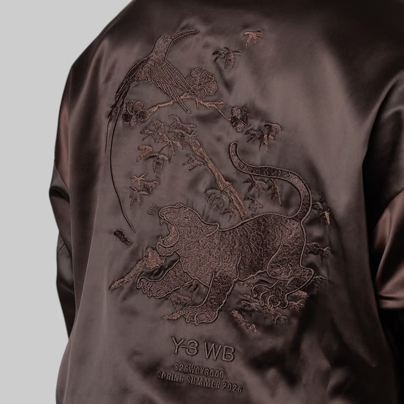 adidas Y-3 by Wales Bonner Satin Jacket - Aurora Coffee