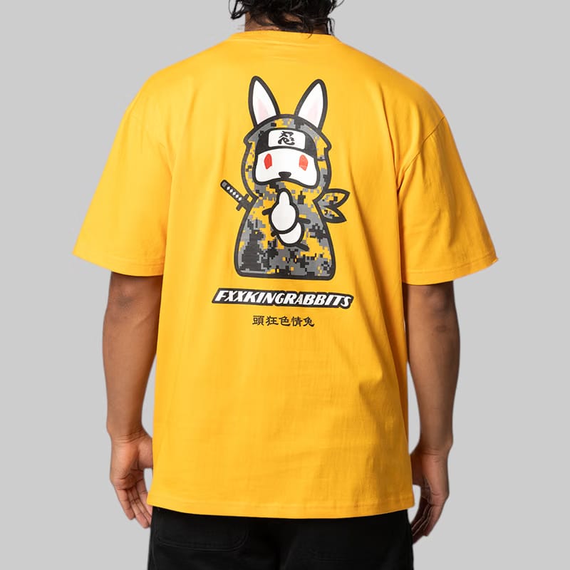 FR2 Ninja-Rabbit T-Shirt - Yellow