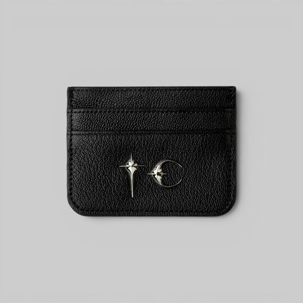 THUG CLUB TC Leather Card Holder - Black
