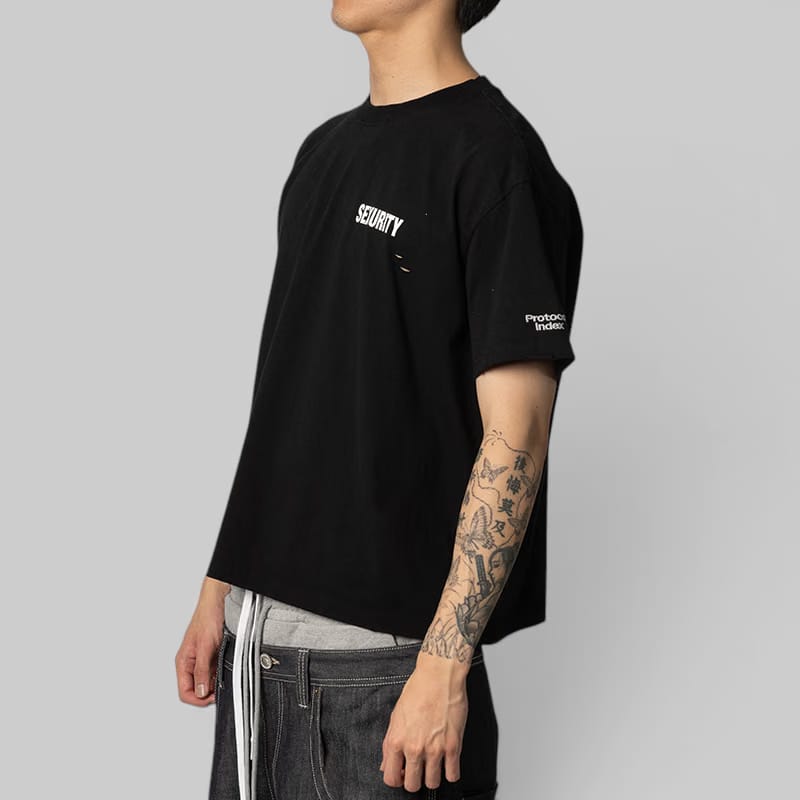 Protocol Index Sexurity Washed T-Shirt - Black