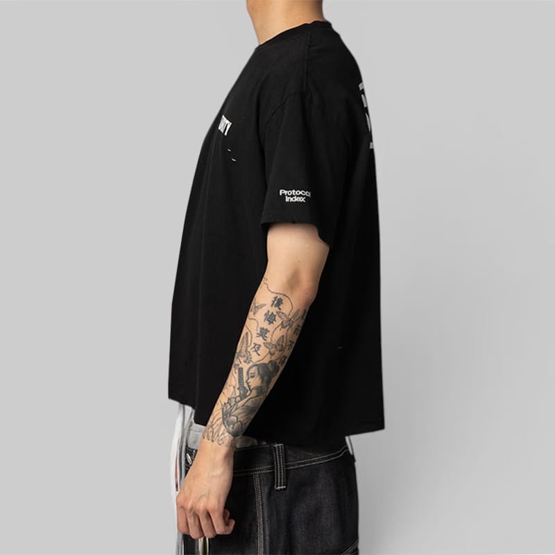 Protocol Index Sexurity Washed T-Shirt - Black