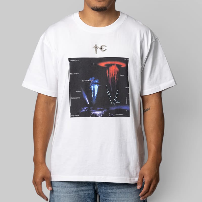 THUG CLUB Lightning Hierarchy T-Shirt - White