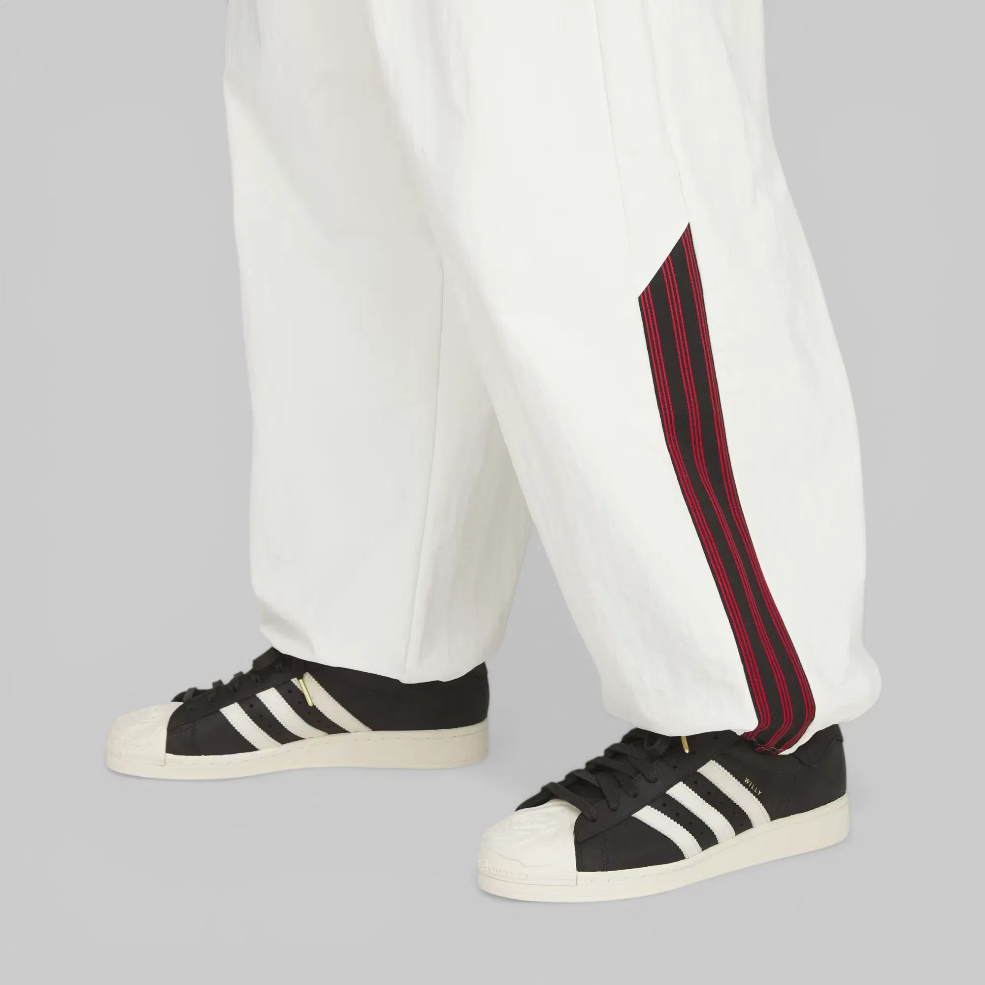 adidas X Willy Chavarria Woven Track Pant - Off White