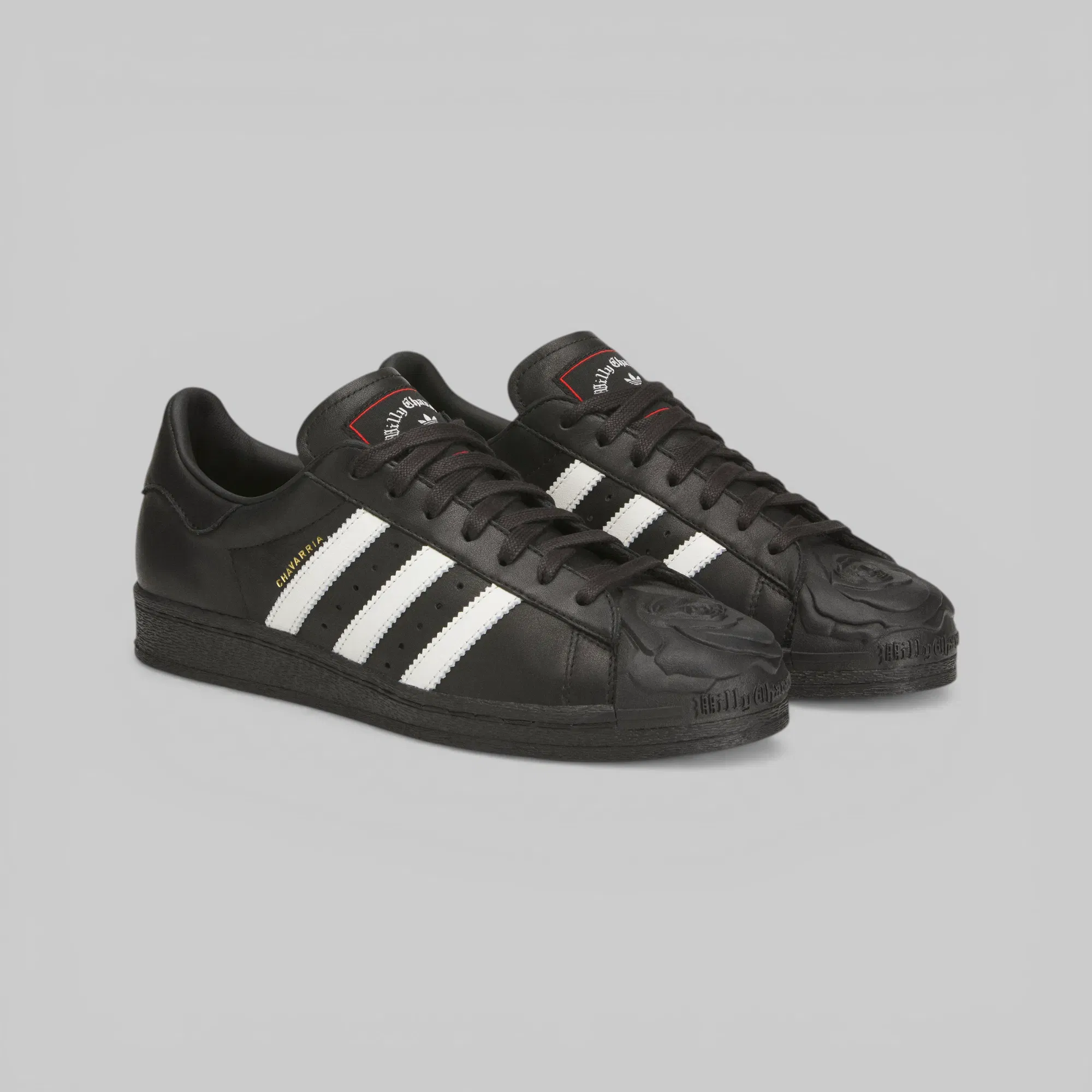 adidas X Willy Chavarria Superstar - Black/White/Red