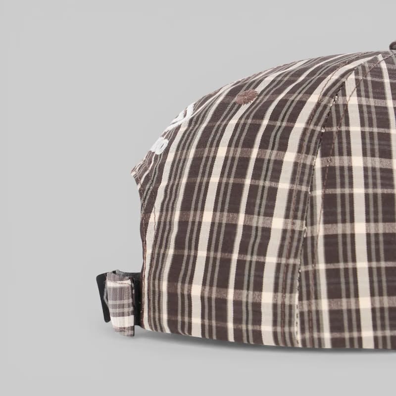 UMBRO Check Hazard Cap - Beige Dark Brown