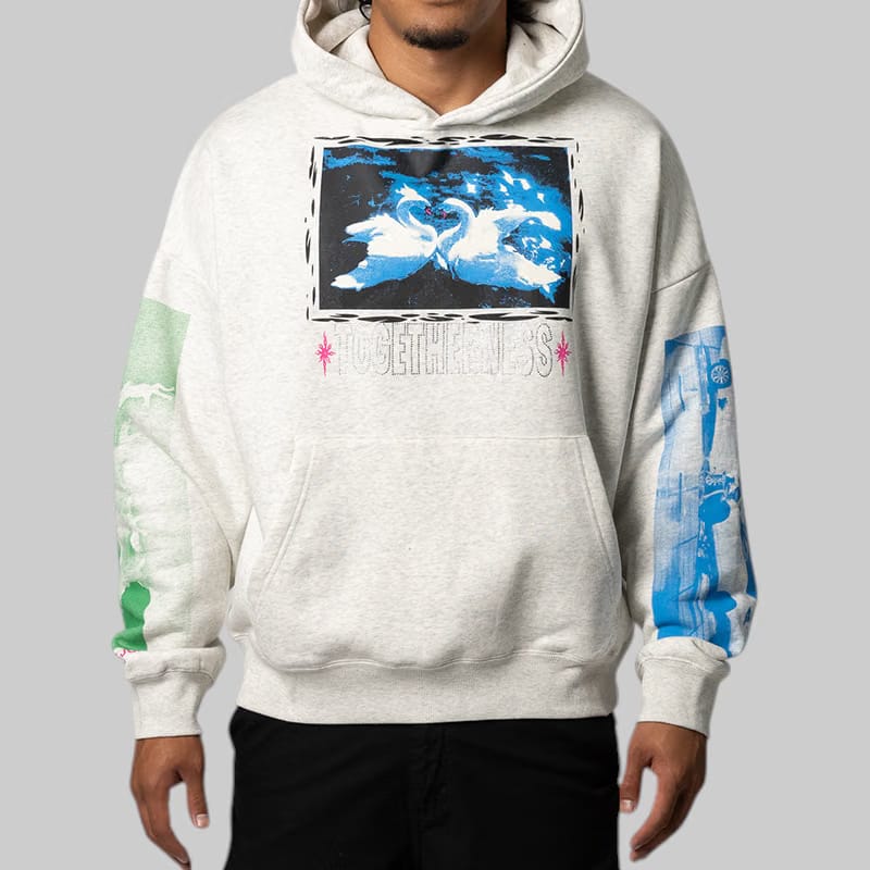 Jungles Jungles Togetherness Hoodie - Grey Marle