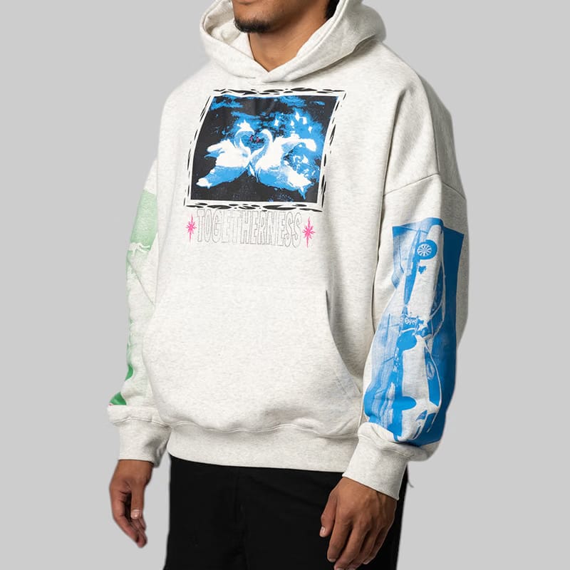 Jungles Jungles Togetherness Hoodie - Grey Marle