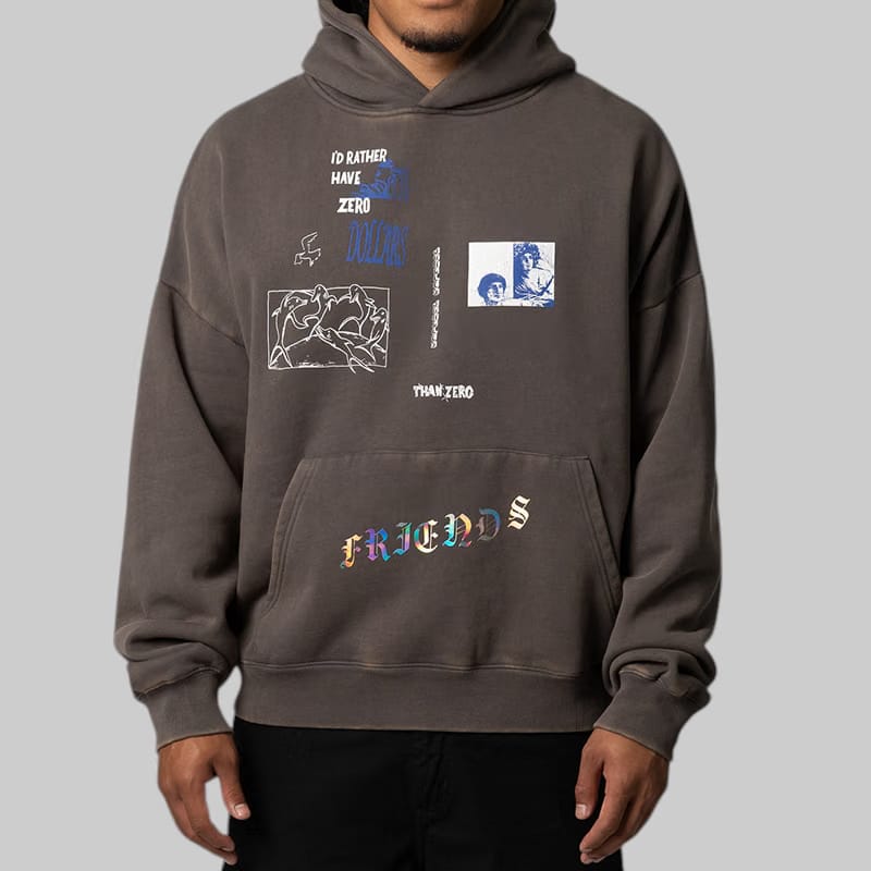 Jungles Jungles Zero Dollars Hoodie - Vintage Grey