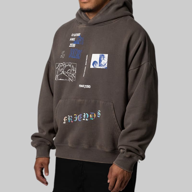 Jungles Jungles Zero Dollars Hoodie - Vintage Grey
