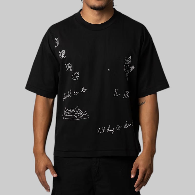 Jungles Jungles All Day T-Shirt - Black