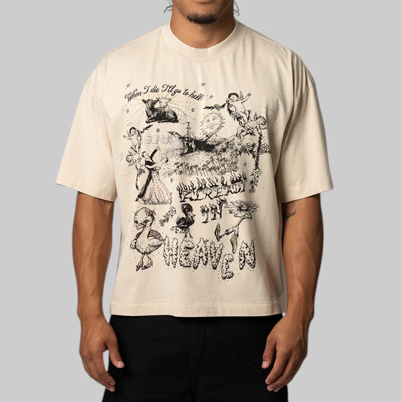 Jungles Jungles Already In Heaven T-Shirt - Birch