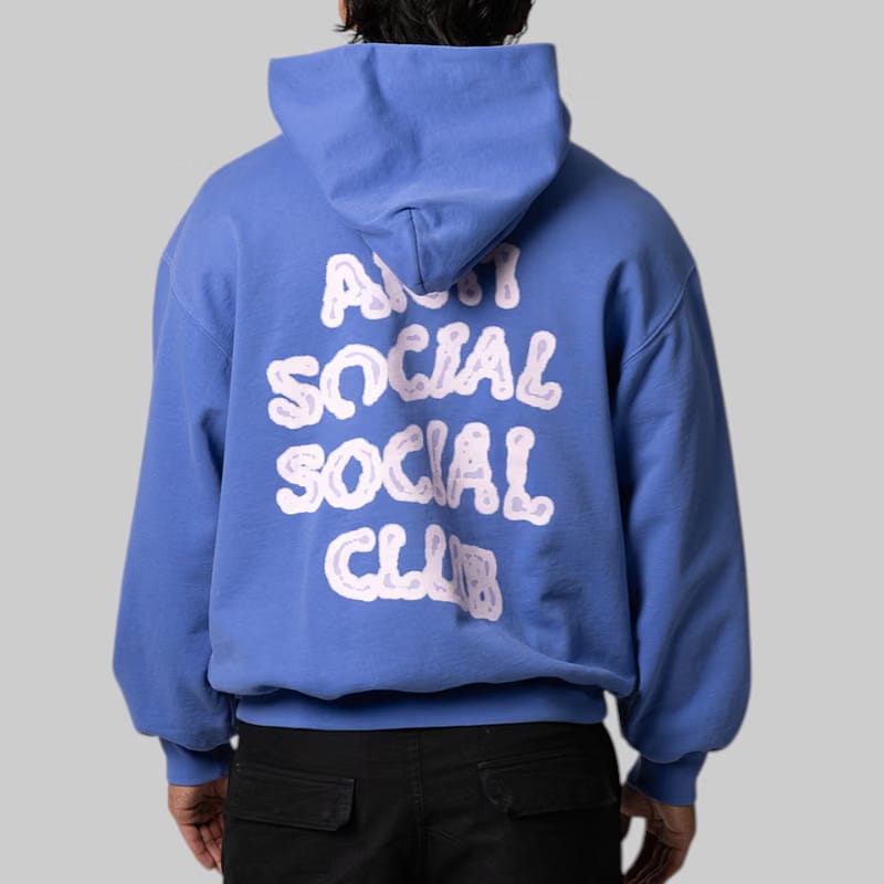 ANTI SOCIAL SOCIAL CLUB I Glow In The Dark Hoodie - Purple