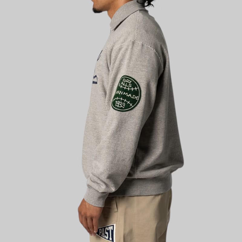 Human Made Half-Zip Sweatshirt - Grey