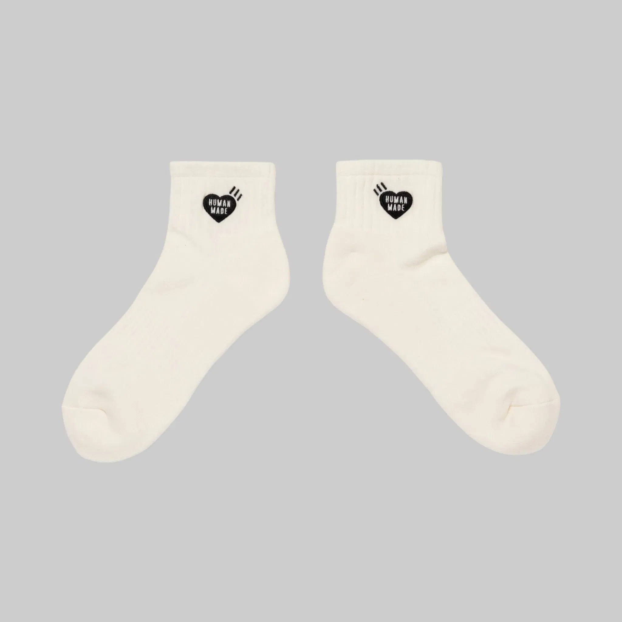 Human Made Pile Short Socks - White
