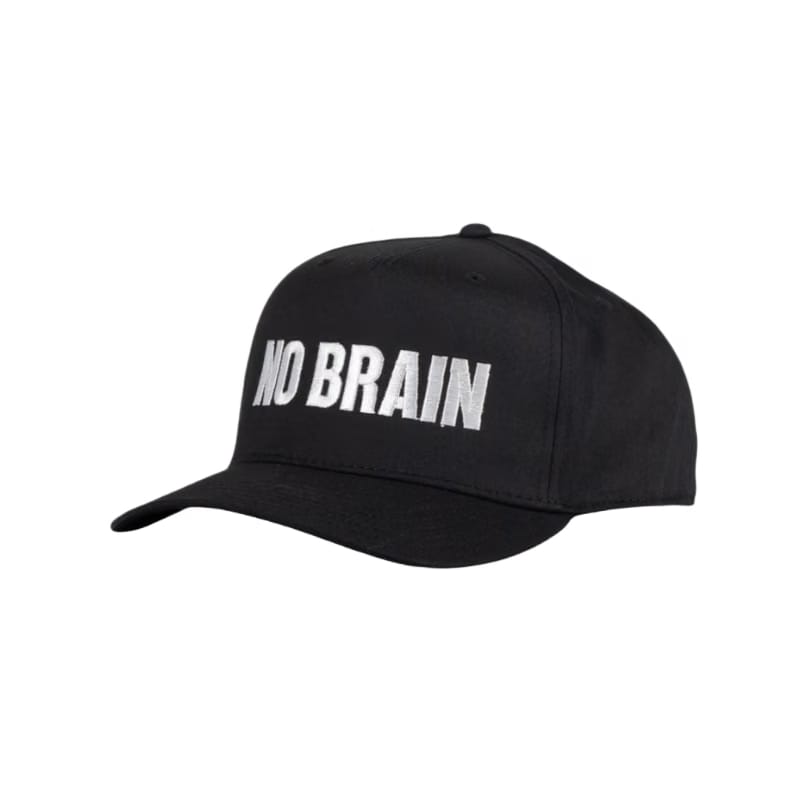 Fucking Awesome No Brain 6 Panel Snapback - Black