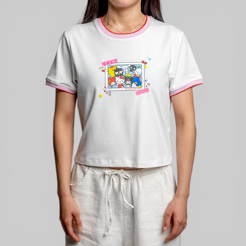 Converse X Hello Kitty And Friends Baby T-Shirt - White
