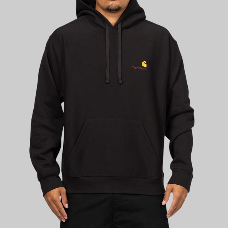Carhartt WIP American Script Hoodie - Black