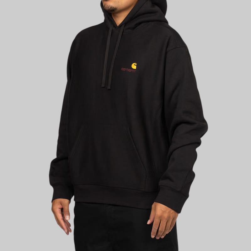 Carhartt WIP American Script Hoodie - Black