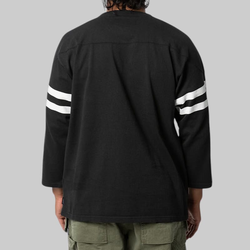 Neighborhood Football Long Sleeve Shirt - Black