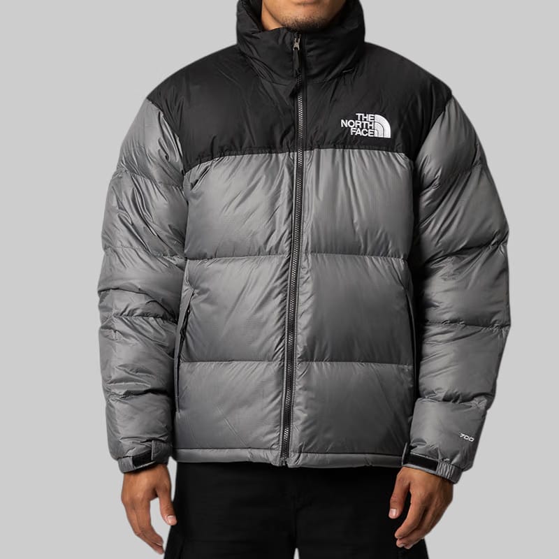 The North Face 1996 Retro Nuptse Jacket - Smoked Pearl/TNF Black