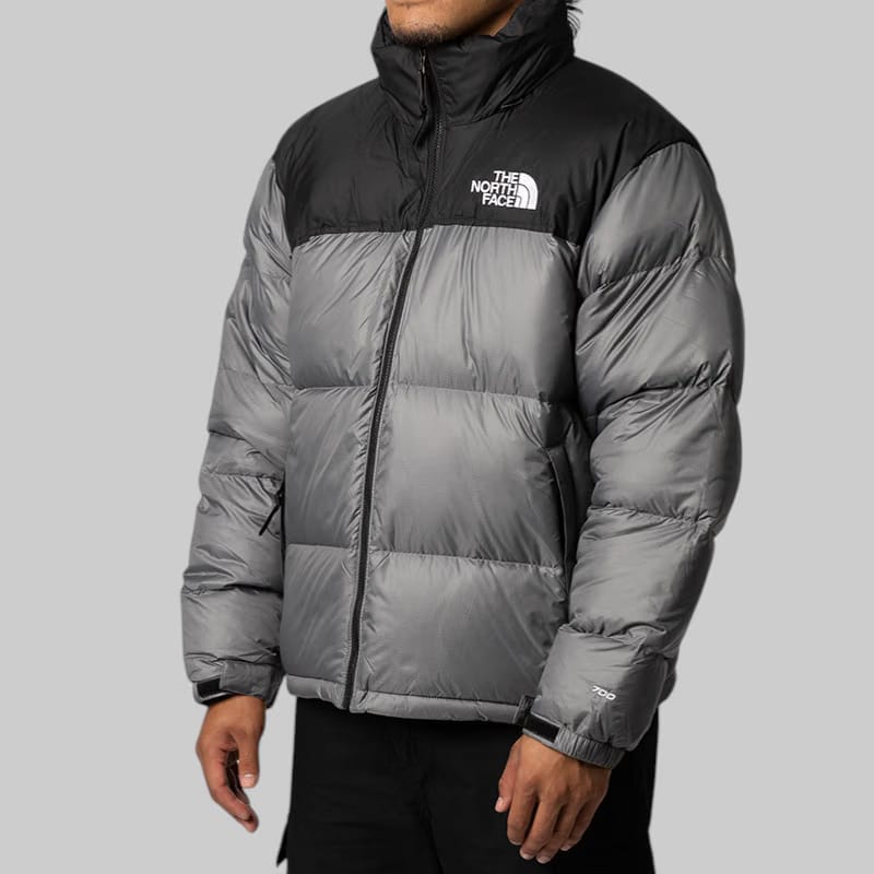 The North Face 1996 Retro Nuptse Jacket - Smoked Pearl/TNF Black