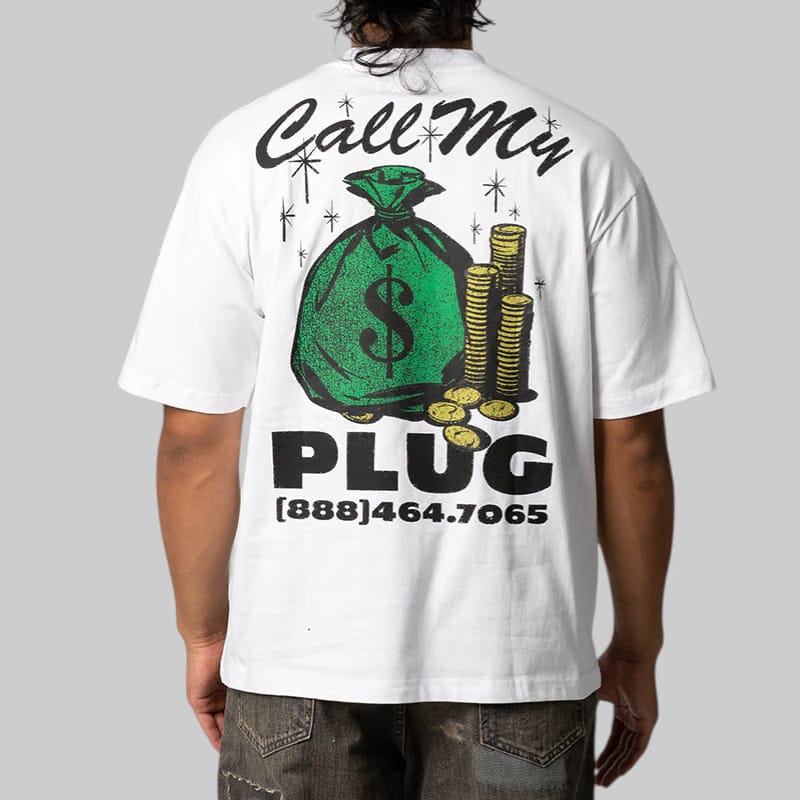 MARKET Call My Plug T-Shirt - White