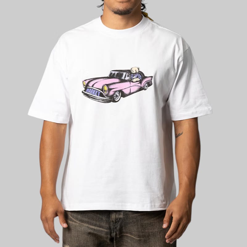 MARKET Lowrider Bear T-Shirt - White