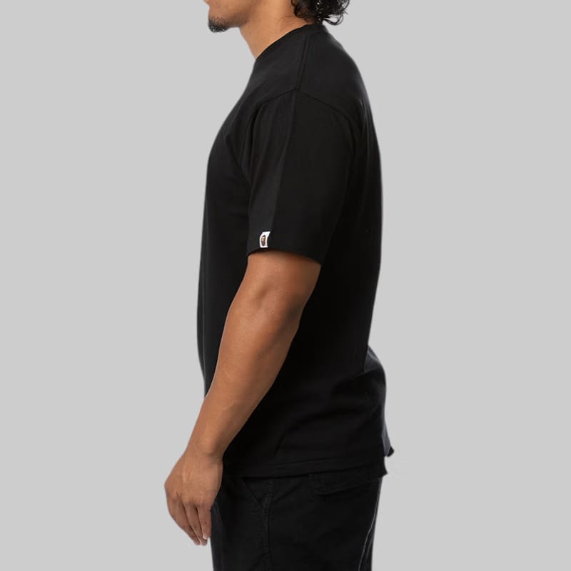 BAPE Glitter Big Baby Milo T-Shirt - Black