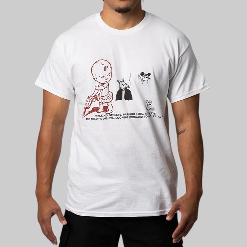 Fucking Awesome Depression Test Print T-Shirt - White