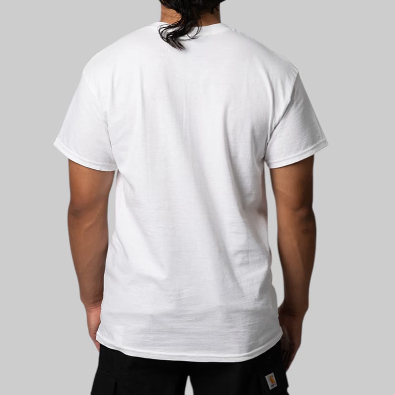 Fucking Awesome Depression Test Print T-Shirt - White