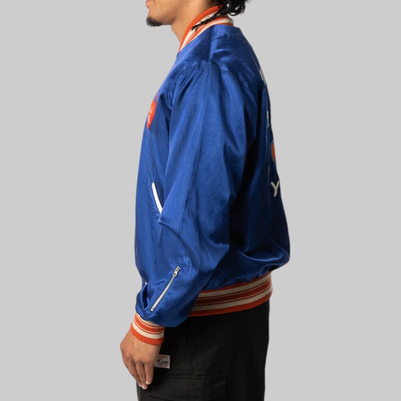 Human Made Satin Jacket - Blue