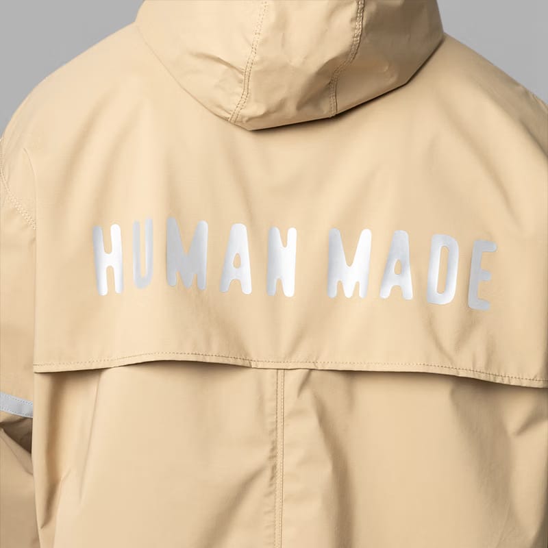 Human Made Packable Rain Coat - Beige