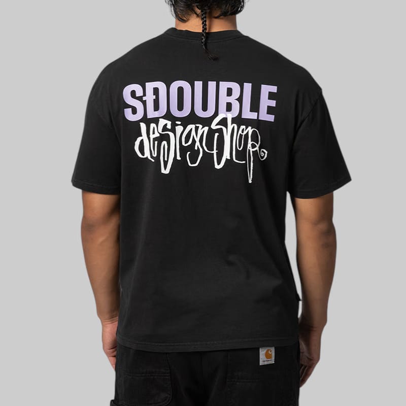 S/Double Funky Design Shop T-Shirt - Pigment Black